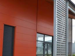 Chantier construction charpente metallique Rosso cm 1-1